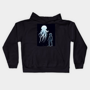 Astronaut and Jellyfish Kids Hoodie